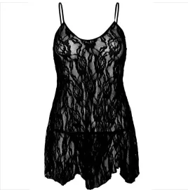 LEG AVENUE - CHEMISE FLOWER LACE