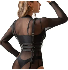 SUBBLIME - HARNAIS CORSET AVEC CHAÎNE DÉTAIL TAILLE UNIQUE