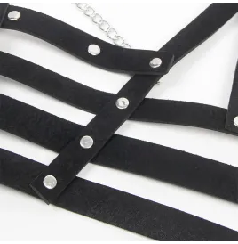 SUBBLIME - HARNAIS CORSET AVEC CHAÎNE DÉTAIL TAILLE UNIQUE