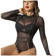 SUBBLIME - HARNESS WITH STRAPS AND CHAINDETAILS ONE SIZE SUBBLIME - HARNESS WITH STRAPS AND CHAINDETAILS ONE SIZE