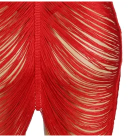 SUBBLIME - 954246 STRAPPY DRESS THONG RED S-M