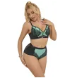 SUBBLIME - 955557 ENSEMBLE SOUTIEN-GORGE EN CUIR VERNI VERT AVEC FERMETURE ÉCLAIR S-M SUBBLIME - 955557 ENSEMBLE SOUTIEN-GORGE EN CUIR VERNI VERT AVEC FERMETURE ÉCLAIR S-M