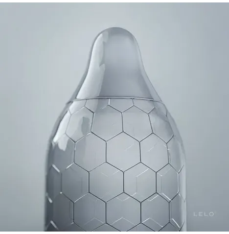 LELO - BOÎTE DE PRÉSERVATIFS HEX 3 UNITÉS