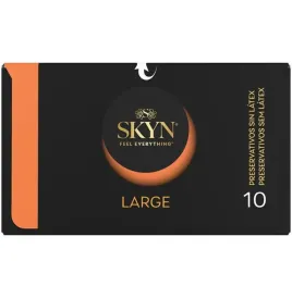 SKYN - GROSSE EXTRA ANPASSUNGSKONDOME 10 EINHEITEN