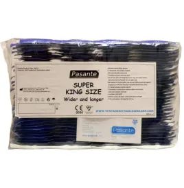 PASANTE - CONDOMS SIZE SUPER KING BAG 144 UNITS