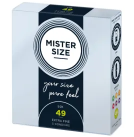 MISTER SIZE - PRESERVATIVO TAGLIA S 49 MM (3 UNITÀ)