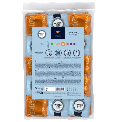 MISTER SIZE - PRESERVATIVO TAGLIA L 57 MM (100 UNITÀ)
