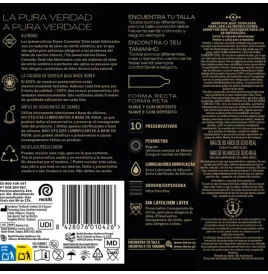 DUREX - TOTAL CONNECTION XL ULTRA FINE PLUS SENZA LATTICE 10 UNITÀ