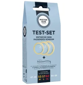 MISTER SIZE - TEST SET 3 DIFFERENT SIZED CONDOMS MEASURING TAPE