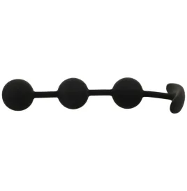 BLACKandSILVER - HARRY ANAL ROSARY 3 SILICONE SPHERES 14 CM