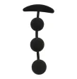 BLACKandSILVER - HARRY ANAL ROSARY 3 SILICONE SPHERES 14 CM