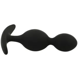 BLACKandSILVER - ORSON PLUG SILICONE 2 ANAL WAVES 9 CM