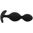 BLACKandSILVER - ORSON PLUG SILICONE 2 ANAL WAVES 9 CM BLACKandSILVER - ORSON PLUG SILICONE 2 ANAL WAVES 9 CM