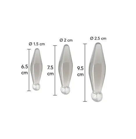 TOYJOY - ANAL PLAY 3-PIECE TRANSPARENT FINGER RIMMER