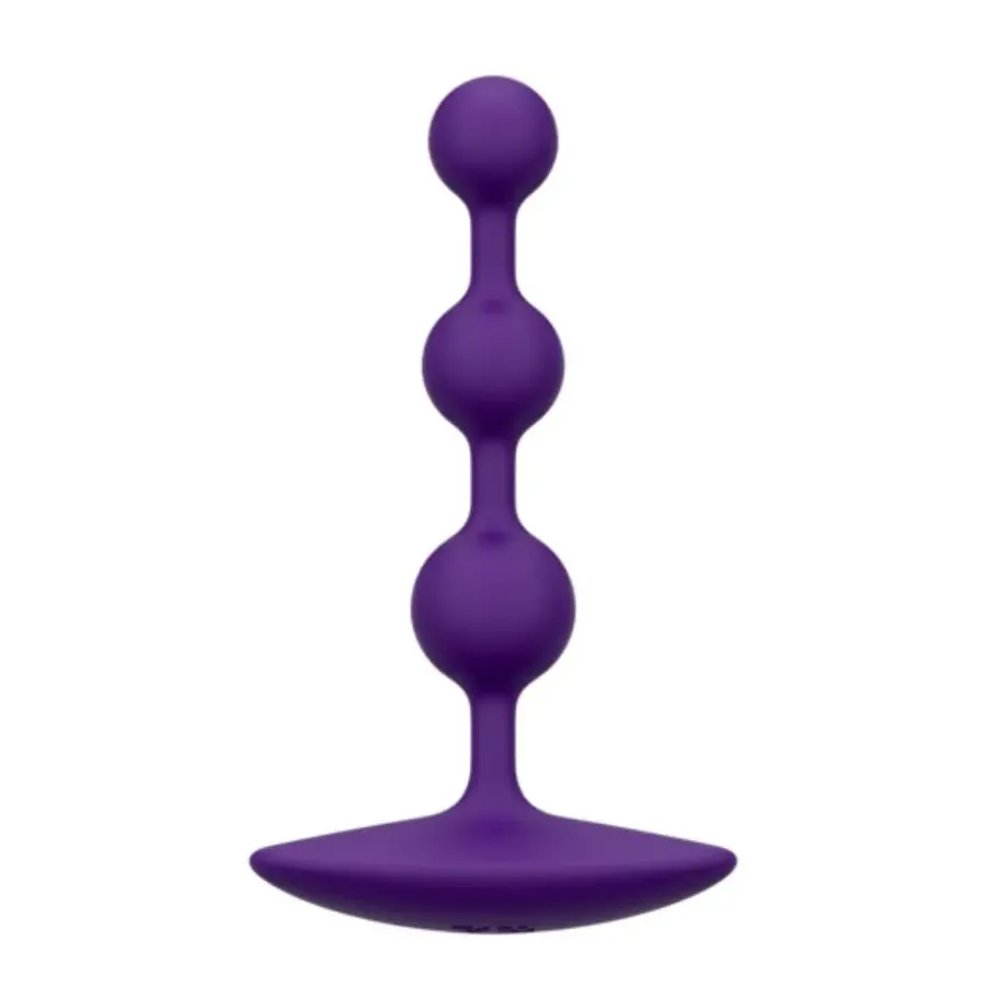 ROMP - AMP PURPLE FLEXIBLE SILICONE ANAL BEADS 12.5 CM PURPLE