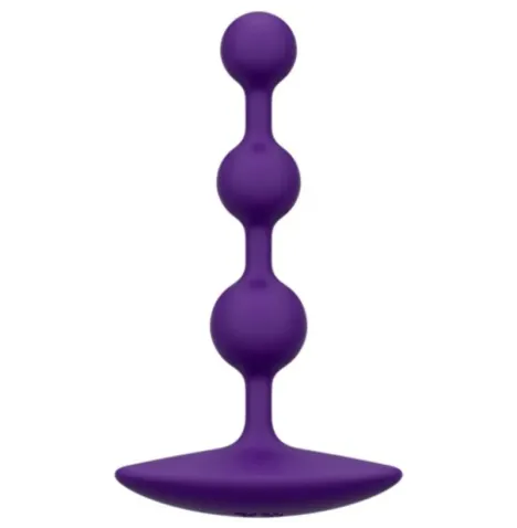 ROMP - AMP PERLE ANALALI IN SILICONE FLESSIBILE VIOLA 12,5 CM VIOLA