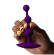 ROMP - AMP PERLES ANALES EN SILICONE FLEXIBLE VIOLETTES 12,5 CM ROMP - AMP PERLES ANALES EN SILICONE FLEXIBLE VIOLETTES 12,5 CM