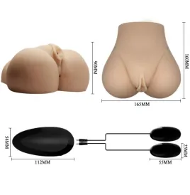 CRAZY BULL - REALISTISCHE VAGINA UND ANUS MIT VIBRATIONSPOSITION 7