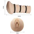 CRAZY BULL - MASTURBADOR CON ANELLI VAGINA MODELLO 2 CRAZY BULL - MASTURBADOR CON ANELLI VAGINA MODELLO 2