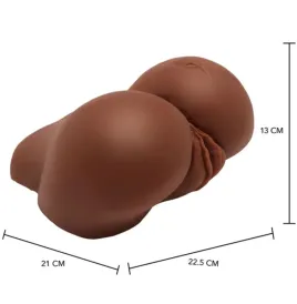 ACT - BIG ASS MASTURBADOR REALISTA CON VIBRADOR MARRÓN