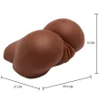 ACT - BIG ASS REALISTIC MASTURBATOR WITH BROWN VIBRATOR ACT - BIG ASS REALISTIC MASTURBATOR WITH BROWN VIBRATOR