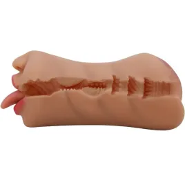 CRAZY BULL - SARAH DOUBLE MASTURBATOR MOUTH and VAGINA FLESH