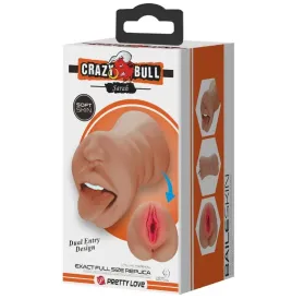 CRAZY BULL - SARAH DOPPELMASTURBATOR MUND and VAGINA FLEISCH
