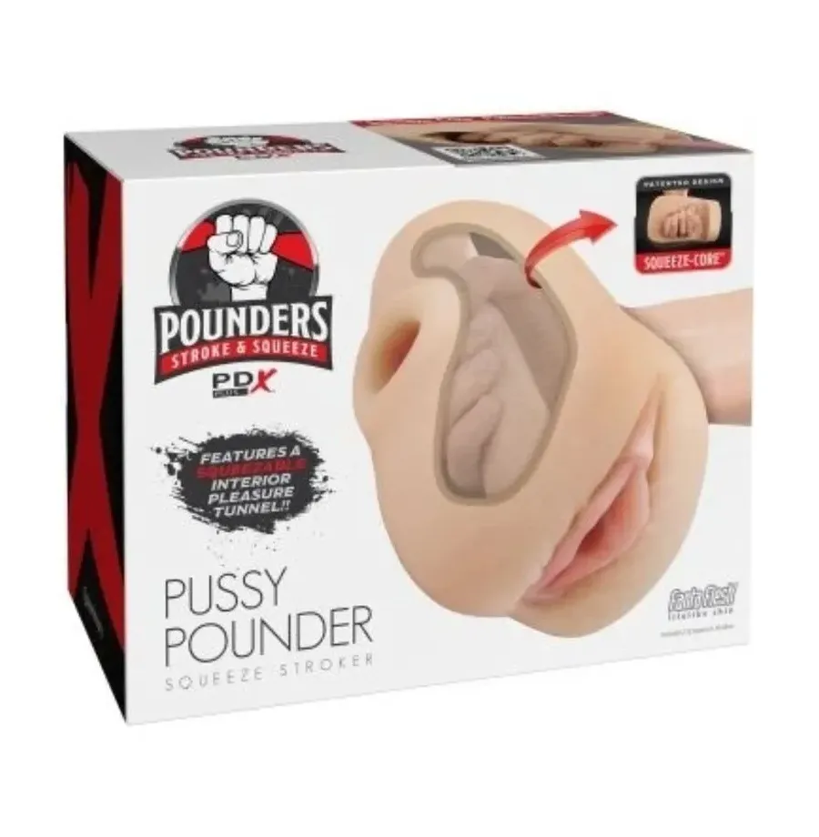 PDX PLUS – REALISTISCHER VAGINA-PUSSY-POOUNDER-SQUEEZE-STROKER 18 CM PDX PLUS – REALISTISCHER VAGINA-PUSSY-POOUNDER-SQUEEZE-STROKER 18 CM