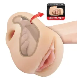 PDX PLUS - REALISTIC VAGINA PUSSY POUNDER SQUEEZE STROKER 18 CM
