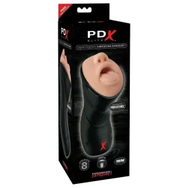 PDX ELITE - DEEP THROAT VIBRATING STROKER