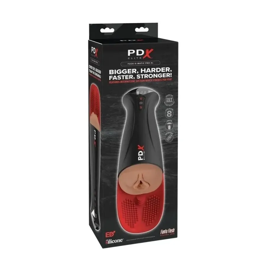 PDX ELITE - FAP-O-MATIC PRO XL VIBRANTE AUTOMATICO MARRONE 34,9 CM PDX ELITE - FAP-O-MATIC PRO XL VIBRANTE AUTOMATICO MARRONE 34,9 CM