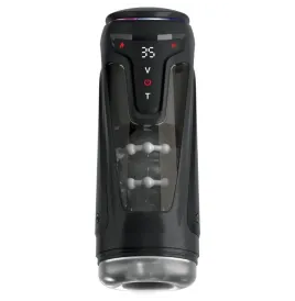 PDX ELITE - MOTO-BATOR PRO MASTURBATORE AUTOMATICO VIBRANTE E RISCALDANTE CON PROTEZIONE, 26,5 CM