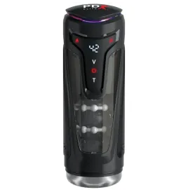 PDX ELITE - MASTURBADOR AUTOMÁTICO MOTO-BATOR PRO THRUSTING STROKER VIBRADOR Y CALOR 26.5 CM