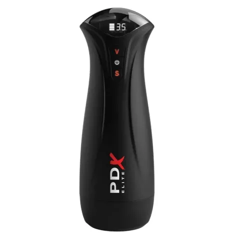 PDX ELITE - MASTURBADOR MASCULINO FAP-GASM CLEAR CON SUCCIÓN INTERMITENTE