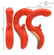 INTENSE - PAULINA VIBRADOR and ESTIMULADOR EN FORMA DE U ROJO