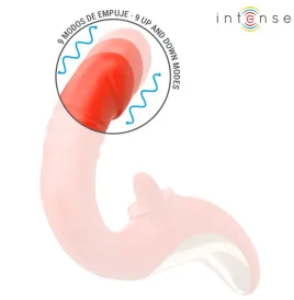 INTENSE - PAULINA VIBRADOR and ESTIMULADOR EN FORMA DE U ROJO