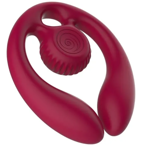 SNAIL VIBE - GIZI DUO STIMULATEUR POUR COUPLES TÉLÉCOMMANDE BOURGOGNE