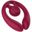 SNAIL VIBE - GIZI DUO COUPLES STIMULATOR REMOTE CONTROL BURGUNDY SNAIL VIBE - GIZI DUO COUPLES STIMULATOR REMOTE CONTROL BURGUNDY