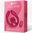 SNAIL VIBE - GIZI DUO PAARSTIMULATOR FERNBEDIENUNG BURGUND