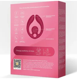 SNAIL VIBE - GIZI DUO COUPLES STIMULATOR REMOTE CONTROL BURGUNDY
