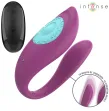 INTENSE - ANNIE VIBRATEUR ET STIMULATEUR EN U VIOLET TÉLÉCOMMANDE INTENSE - ANNIE VIBRATEUR ET STIMULATEUR EN U VIOLET TÉLÉCOMMANDE