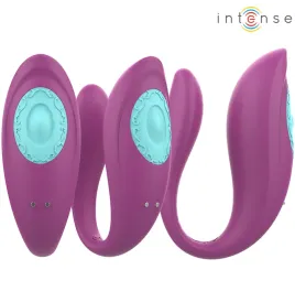 INTENSE - ANNIE VIBRATORE E STIMOLATORE A FORMA DI U TELECOMANDO VIOLA