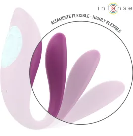INTENSE - ANNIE VIBRATORE E STIMOLATORE A FORMA DI U TELECOMANDO VIOLA