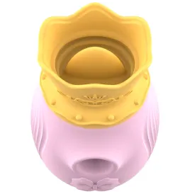 INTENSE - CLITORIS STIMULATOR 10 SUCTION AND LICKING MODES - PINK