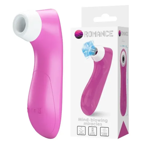 ROMANCE - SUCCIONADOR DE CLÍTORIS CON TECNOLOGÍA DE PULSACIÓN ROSA