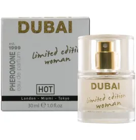 HOT - PERFUME CON FEROMONAS DUBAI EDICIÓN LIMITADA MUJER 30 ML