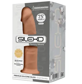 SILEXD - MODELO 2 PENE REALÍSTICO SILICONA PREMIUM SILEXPAN CARAMELO 19 CM