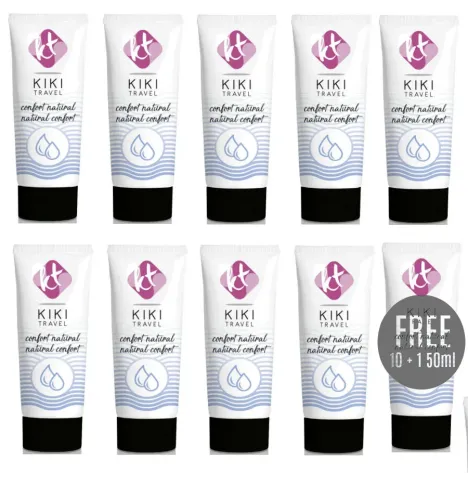 KIKÍ TRAVEL - LUBRIFICANTE NATURALE CONFORT 50 ML 10 1 OMAGGIO