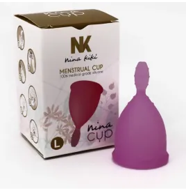 NINA KIKÍ - COPPA MESTRUALE VIOLA TAGLIA L 6 1 IN OMAGGIO