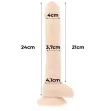 COCK MILLER - HARNESS SILICONE DENSITY ARTICULABLE COCKSIL 24 CM COCK MILLER - HARNESS SILICONE DENSITY ARTICULABLE COCKSIL 24 CM